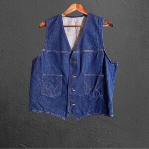 Wrangler Dark Denim Vest